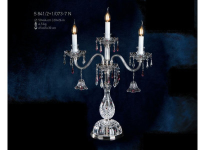 Lampa stołowa w stylu barokowym żyrandol Stolik lampki nocne Bohemia