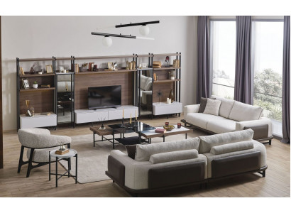 Zestaw sofowy 331 miejsce do siedzenia 3х Stoliki do zestawu Luksusowy designerski zestaw do salonu