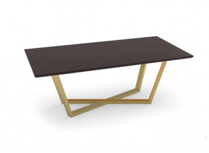 Luksusowy Tabela Brown stoły jadalnia Stół obiadowy Designerskie stoły do ​​jadalni 208x104