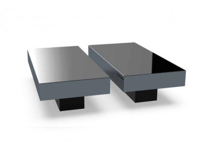 Stoliki do herbaty Stoły luksusowe szkło stoły Konsole Design Meble Zestaw 2x nowe