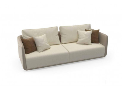 Sofa 3 miejsce do siedzenia Meble Materiał Sofy Trzyosobowe Luksusowy Salon 235cm Włókienniczy
