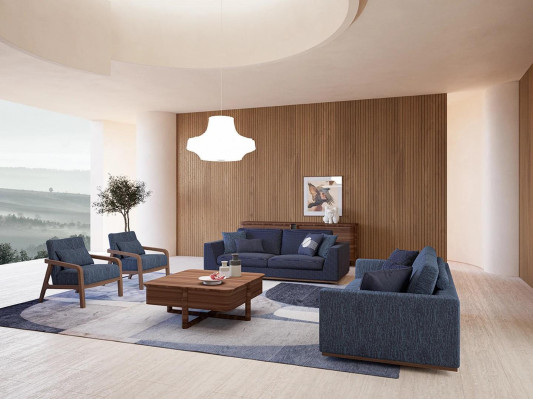Salon nowoczesna sofa materiałowa dwuosobowa sofa kanapa luksusowe designerskie meble