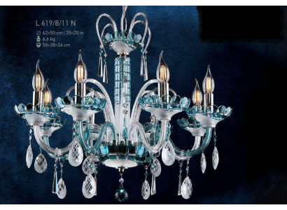 kryształ Lampa żyrandol Lampa pokrywa sufit Bohemia