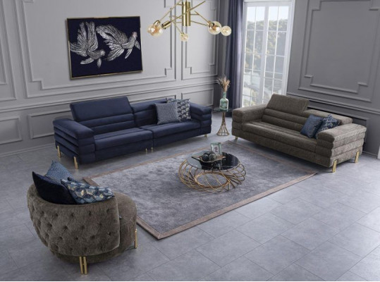 Zestaw do salonu Zestaw sofowy 431 miejsce do siedzenia Luxury Meble Design Meble tapicerowane