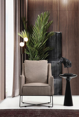Zestaw sofowy 4 miejsce do siedzenia Fotel Czteromiejscowe sofy z szarego materiału Nowoczesny design