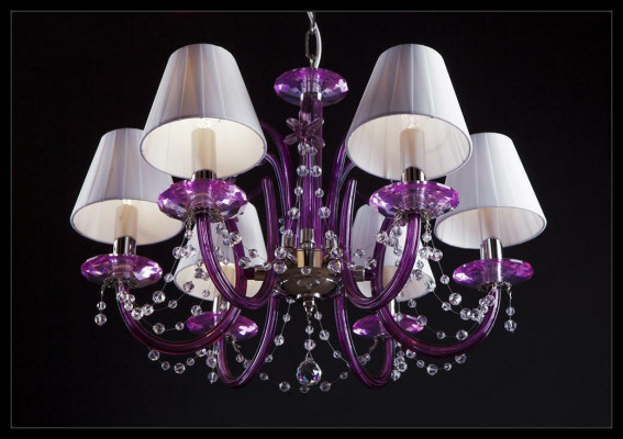 Lampa wisząca Lampa sufitowa Reflektor sufitowy Spot żyrandol Bohemia z kloszem wspornikowym
