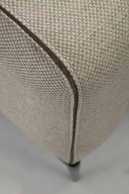 Sofa trzyosobowa 3 miejsce do siedzenia Materiał Nowoczesne Sofy Design Salon Beżowy