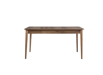 Stół do jadalni Stół obiadowy Tabela Drewno Brown rozkładany 160 cm jadalnia