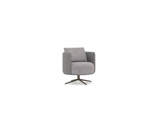 Luksusowy Szary Fotel Salon Meble tapicerowane Nowoczesny Design Nowa Podkładka Materiał Włókienniczy