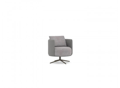 Luksusowy Szary Fotel Salon Meble tapicerowane Nowoczesny Design Nowa Podkładka Materiał Włókienniczy