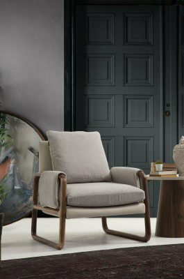 Zestaw sofowy 431 miejsce do siedzenia Fotel Modern Material Grey Zestaw do salonu Grupa