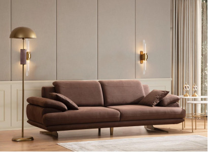 Luksusowe trzyosobowe designerskie 3-miejsce siedzące w salonie Ekskluzywne kanapy