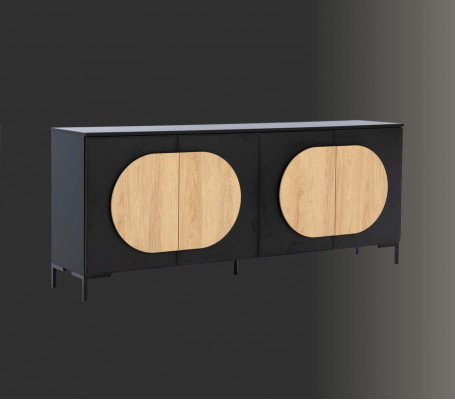 Kredens Szary Luksusowy Kredens Szafa Sypialnia Komody Szafki Elegantes