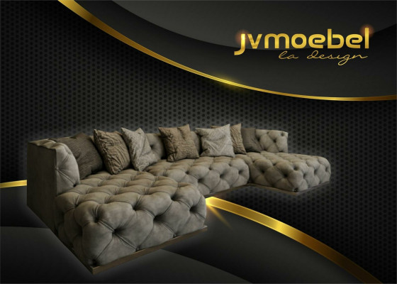 Narożnikowa kanapa Sofa Kanapa Podkładka Garnirtur U Shape Kanapy Chesterfield Meble Sofy Nowość