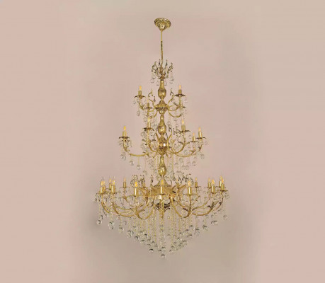 Lustre żyrandol żyrandol sufitowy xxl luksusowa złota lampa sufitowa kryształowa