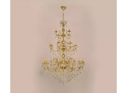 Lustre żyrandol żyrandol sufitowy xxl luksusowa złota lampa sufitowa kryształowa