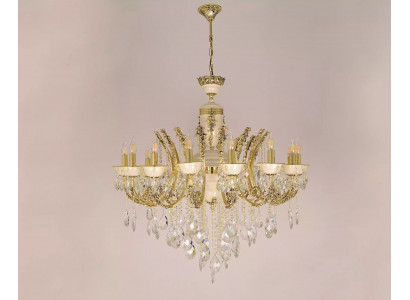 Żyrandol sufitowy luksusowy żyrandol Lampa sufitowa żyrandol kryształowy złoty Lampa