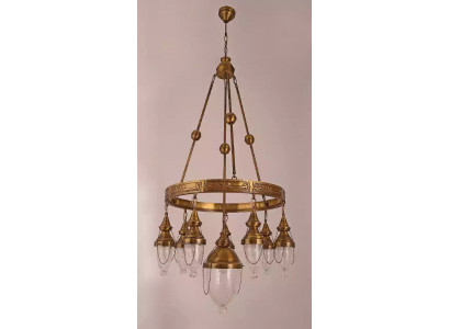 Lampa sufitowa lampa wisząca Lampa salon błyszczące Szkło Lampy