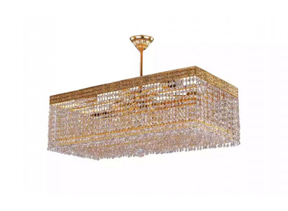 Luksusowy żyrandol sufitowy żyrandol Lampa sufitowa Złoty kryształ Lampa