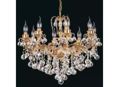 Luksusowy żyrandol żyrandol Lampa sufitowa żyrandol sufitowy Crystal Art Gold