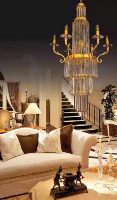 żyrandol Nowoczesna Lampa Wisząca Lampa sufitowa Luksusowy Lustre Foyer