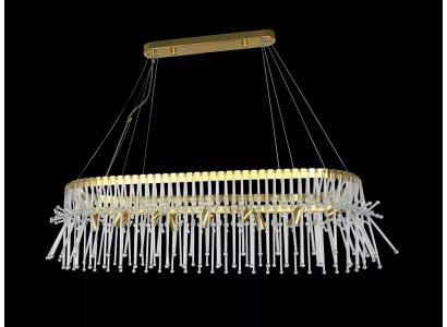 Stół obiadowy Lampa Lampa sufitowa żyrandol żyrandol sufitowy luksusowy złoty żyrandol Szkło