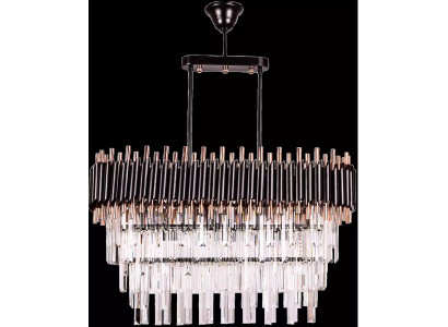 żyrandol Żyrandol Sufitowy Luksusowa Szara Lampa sufitowa Lustre kryształ