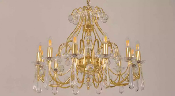 Żyrandol Luksusowa Lampa sufitowa żyrandol Lampa Sufitowa Lampy Złoto Art
