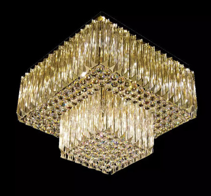 żyrandol lampa sufitowa salon złota luksus Oświetlenie kryształowe