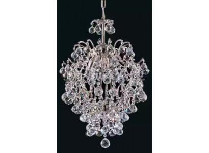 Luksusowa żyrandolowa lampa sufitowa Lampa sufitowa żyrandol kryształ srebrny