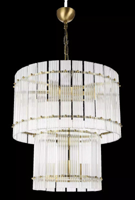żyrandol Lampa sufitowa Lampa sufitowa salon oświetlenie szklane Nowość
