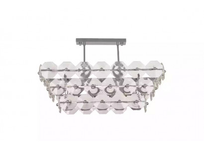 żyrandol Lampa sufitowa Lampa Oświetlenie Salonu Srebrna Lampy