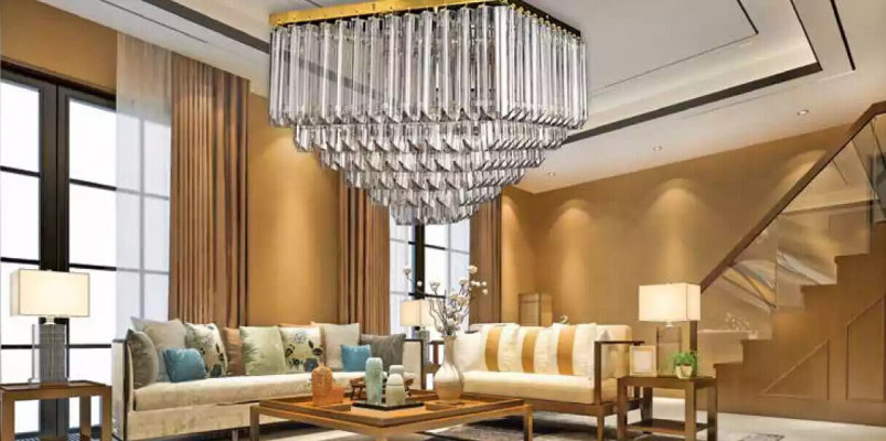 żyrandol Lampa sufitowa lampa wisząca nowy salon złoty nowoczesny