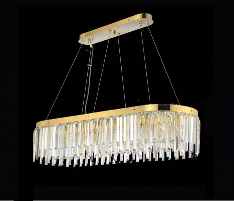 żyrandol kryształ Luksusowa Złota Wisząca Lampa Wisząca Lampa do Salonu