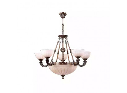 Żyrandol sufitowy Lampa Biały Lampa sufitowa żyrandol żyrandol Szkło Art