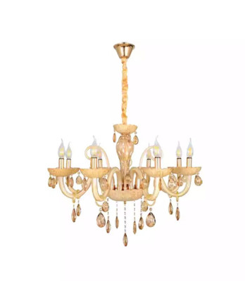 Lampa sufitowa do salonu Lampa Opal Honey Luxury Interior Lampy 80x95
