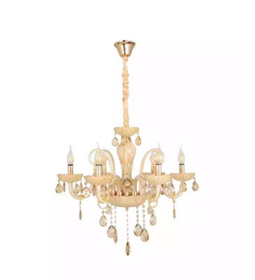Lampa sufitowa Nowoczesny salon z luksusowym szklanym połyskiem. Lampa Lampa