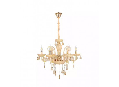 Lampa sufitowa Nowoczesny salon z luksusowym szklanym połyskiem. Lampa Lampa
