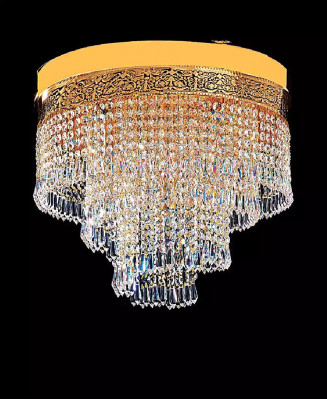 Żyrandol sufitowy luksusowy złoty żyrandol Lampa sufitowa żyrandol kryształowy Art