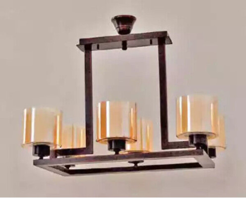 Lampa sufitowa nowoczesny żyrandol Szkło jadalnia Lampa luksusowe światła