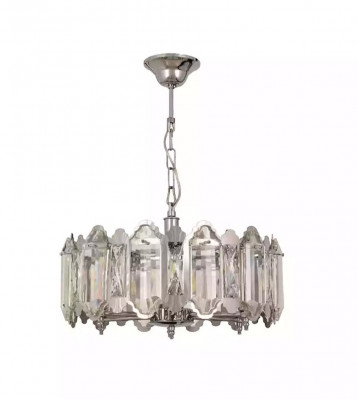 żyrandol luksusowa lampa sufitowa do kuchni salonu lampa nowa srebrna