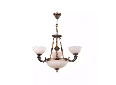 Żyrandol sufitowy Lampa Biały Lampa sufitowa żyrandol żyrandol Szkło Art