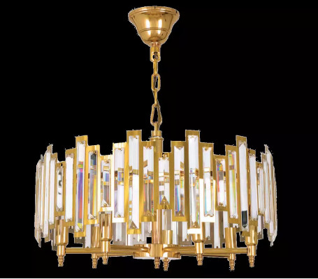 Lampa sufitowa luksusowa żyrandol kryształowa lampa wisząca Golden Lampy