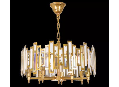 Lampa sufitowa luksusowa żyrandol kryształowa lampa wisząca Golden Lampy