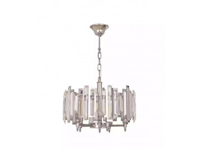 Okrągły Lampa Lampa Srebrna Lampa sufitowa Oświetlenie Lampa 50x65cm