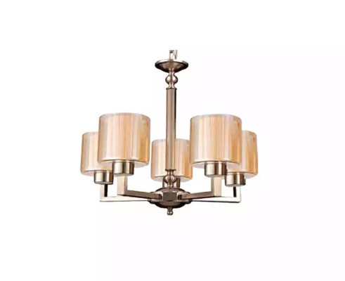 Lampa sufitowa lampy sufitowe jasny odcień metalu szkło salon luksusowy