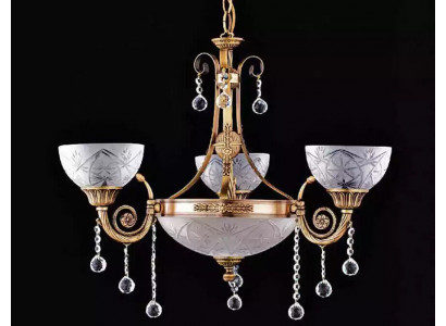 żyrandol Lampa Lampa sufitowa Żyrandol Lampa Sufitowa Szkło Złoto Szary