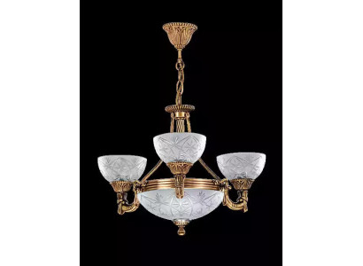 żyrandol Lampa sufitowa Żyrandol Lampa Sufitowa Lampa Szkło Szare Złoto