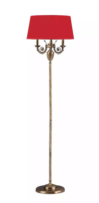 Lampa podłogowa czerwona Lampa podłogowa Lampa Lampa Złota Lampy 50x173