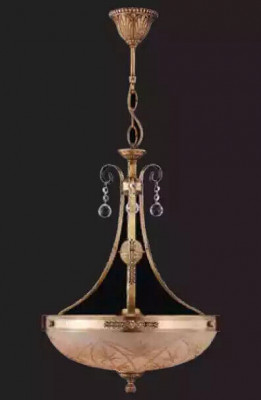 żyrandol Lampa sufitowa Żyrandol Lampa Sufitowa Lampa Szkło Złoty Brąz